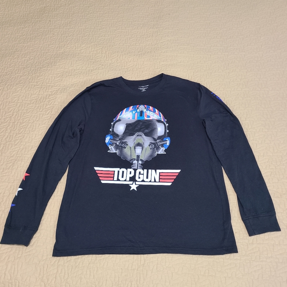 Top Gun the movie long sleeve T shirt size M - Picture 2 of 6